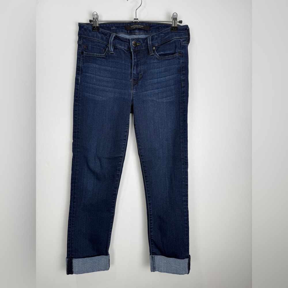 Liverpool Dark Blue Women's Skinny Jeans